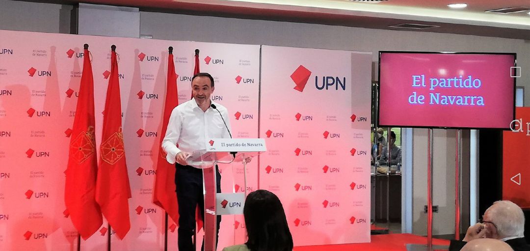 Javier Esparza habla a los afiliados de UPN Javier Esparza habla a los afiliados de UPN