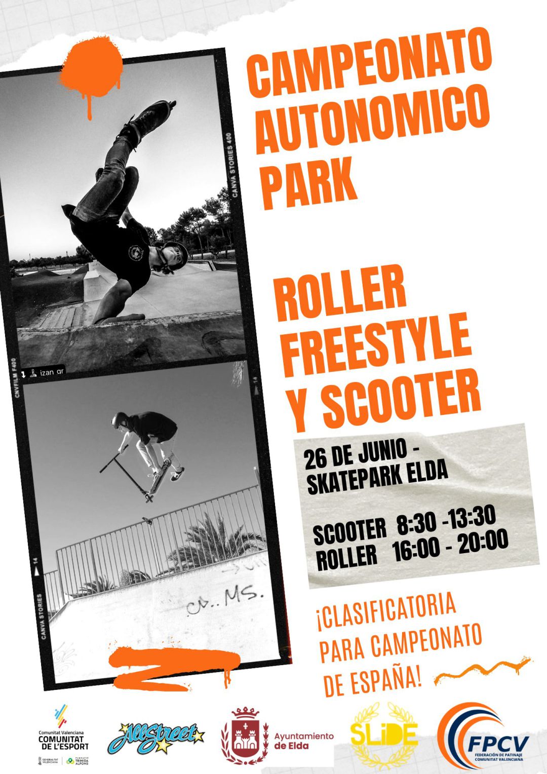 Elda acoge el Campeonato Autonómico Park Roller Freestyle y Scooter Elda acoge el Campeonato Autonómico Park Roller Freestyle y Scooter
