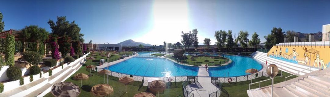 Vista general de la Piscina Municipal de Jódar en 2020 Vista general de la Piscina Municipal de Jódar en 2020