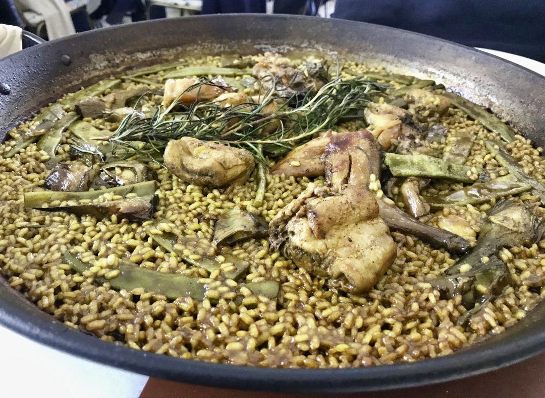 Imagen de una paella Imagen de una paella