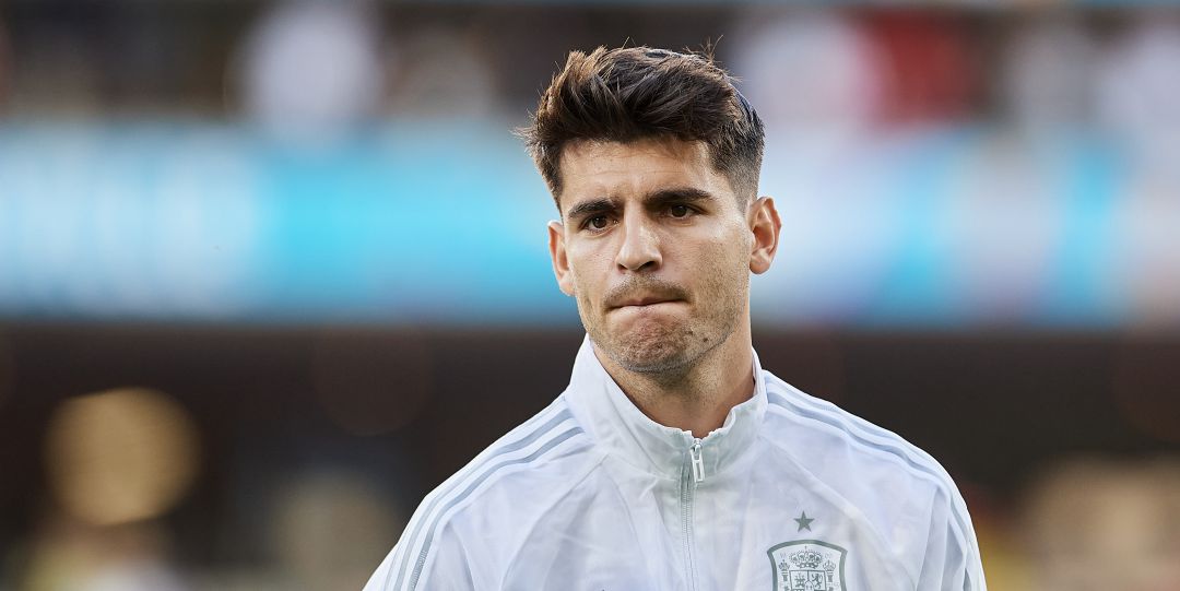 Alvaro Morata, durante un partido de la Selección Alvaro Morata, durante un partido de la Selección