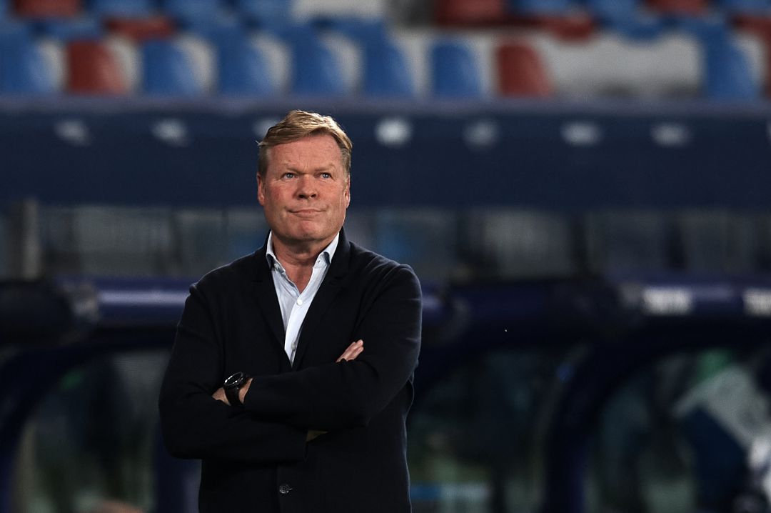 Ronald Koeman durante el Levante - Barça Ronald Koeman durante el Levante - Barça