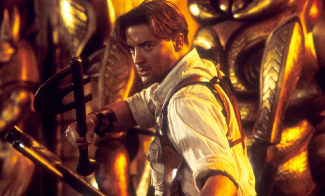 Brendan Fraser en La Momia. Brendan Fraser en La Momia.