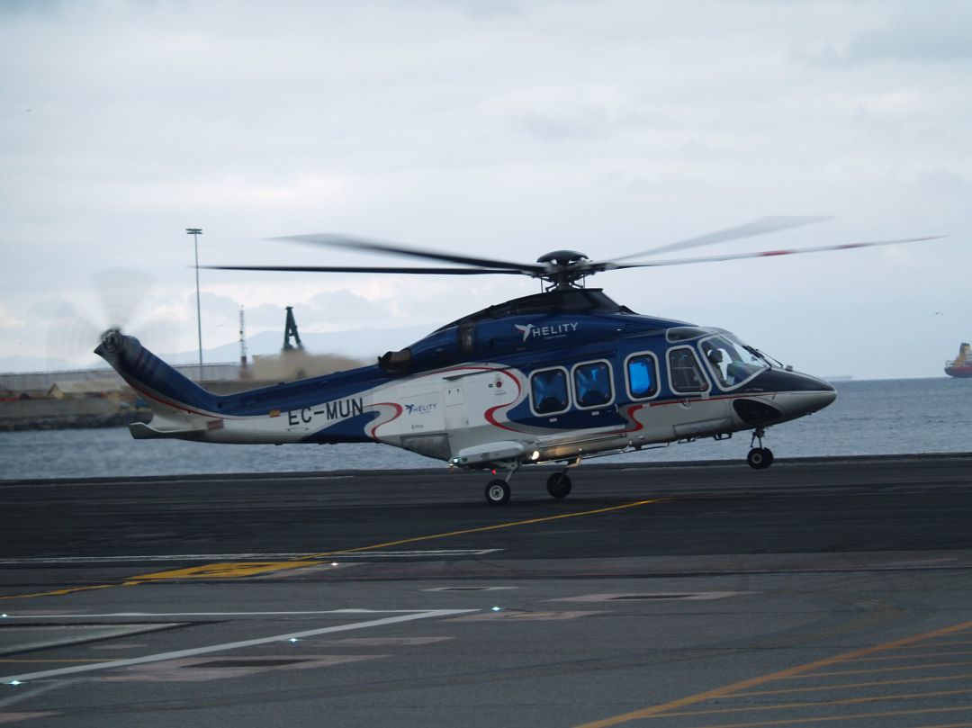 Un helicóptero de Hélity. Un helicóptero de Hélity.