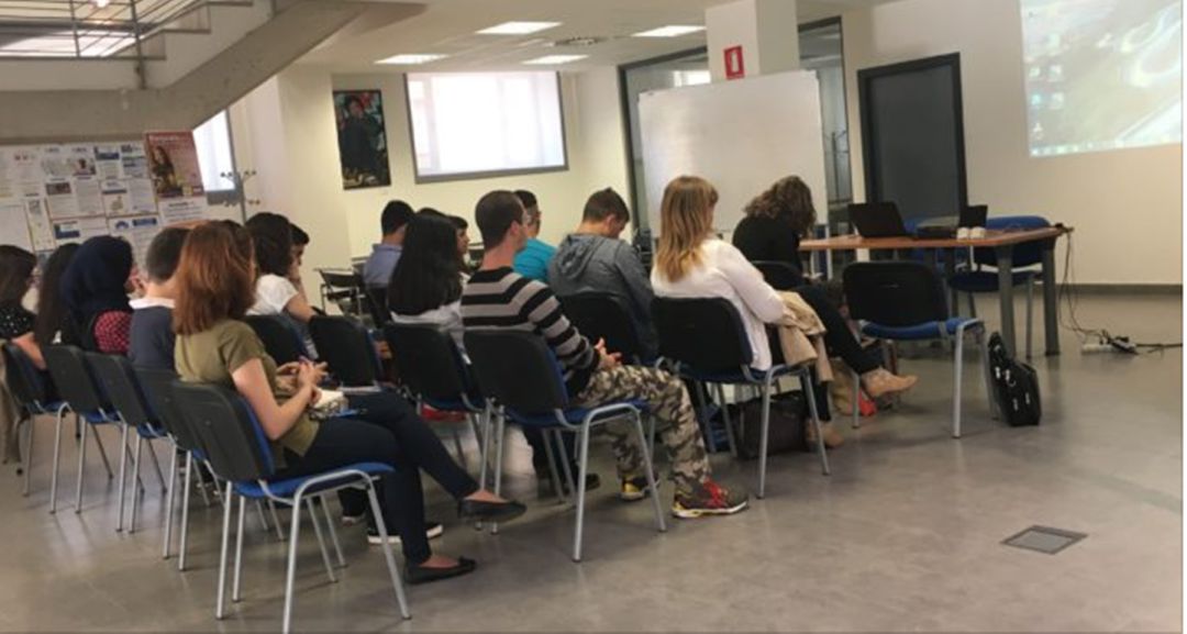 Una actividad en un centro de menores de la provincia. Una actividad en un centro de menores de la provincia.