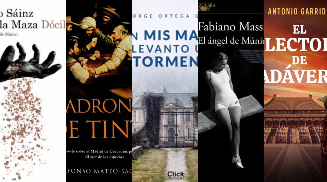 Detalles de la portada de los libros finalistas al XI Premio Tormo Negro Masfarné que entrega anualmente el club de lectura de novela negra Las Casas Ahorcadas de Cuenca. Detalles de la portada de los libros finalistas al XI Premio Tormo Negro Masfarné que entrega anualmente el club de lectura de novela negra Las Casas Ahorcadas de Cuenca.