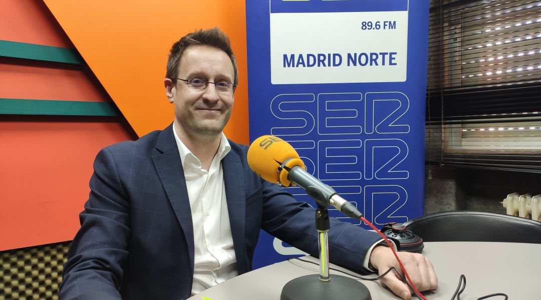 El alcalde de Algete, Juan Jesús Valle en los estudios SER Madrid Norte El alcalde de Algete, Juan Jesús Valle en los estudios SER Madrid Norte