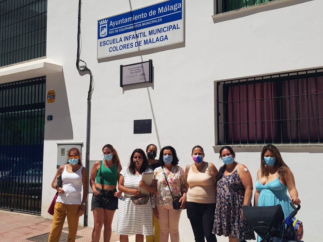 Madres en la Guardería Municipal de Málaga Madres en la Guardería Municipal de Málaga