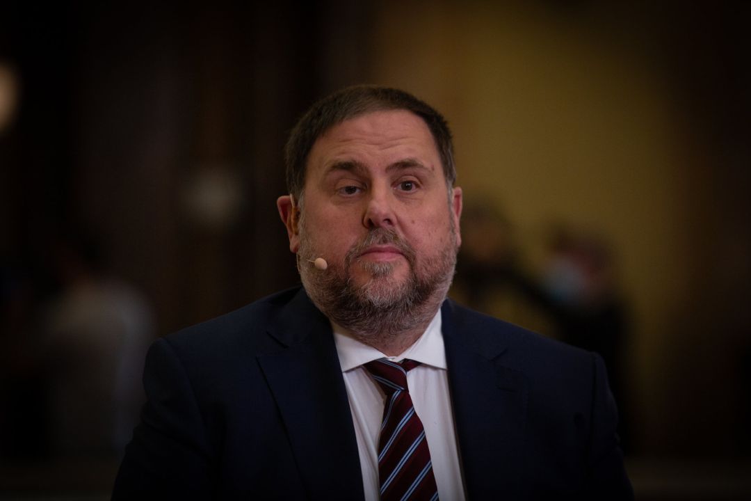 El líder de ERC, Oriol Junqueras. El líder de ERC, Oriol Junqueras.