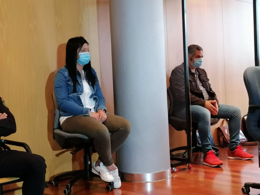 Los acusados durante la celebración del juicio Los acusados durante la celebración del juicio