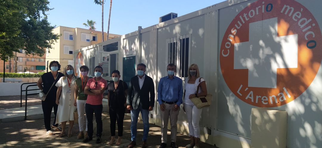 Visita a la apertura del consultorio auxiliar de verano de Xàbia. Visita a la apertura del consultorio auxiliar de verano de Xàbia.