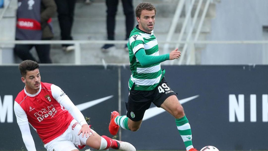 Empis, durante su estancia en el Sporting Empis, durante su estancia en el Sporting