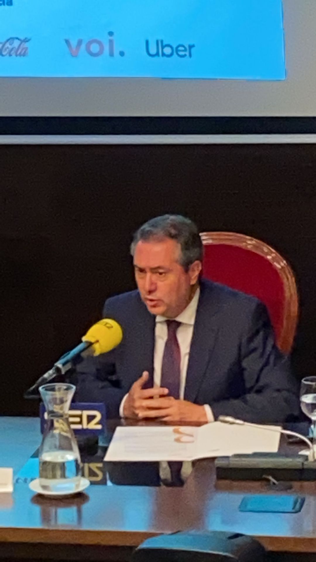El alcalde de Sevilla, Juan Espadas, durante su participación en el Encuentro SER. El alcalde de Sevilla, Juan Espadas, durante su participación en el Encuentro SER.