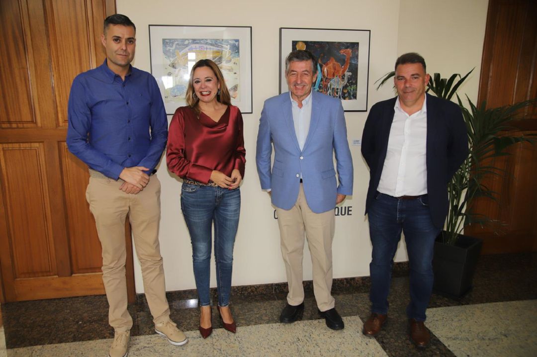 Reunión con los representantes de las federaciones Española y Canaria de Piragüismo. Reunión con los representantes de las federaciones Española y Canaria de Piragüismo.
