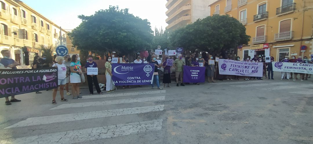 Participantes en la concentración en Dénia. Participantes en la concentración en Dénia.