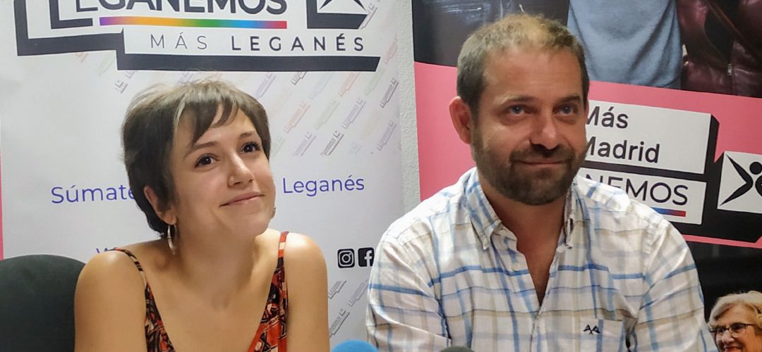 Eva Martínez y Fran Muñoz, en comparecencia de prensa Eva Martínez y Fran Muñoz, en comparecencia de prensa