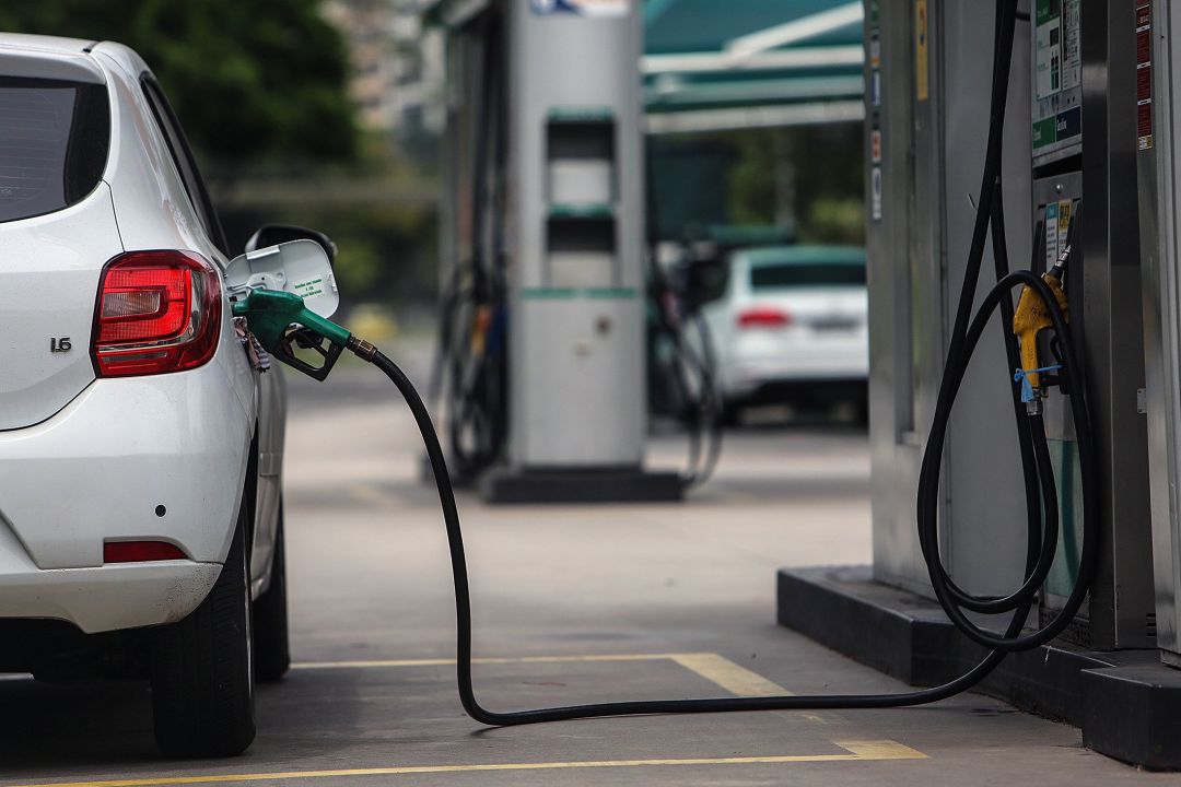 Imagen de archivo de un coche en una gasolinera sin relación con el caso Imagen de archivo de un coche en una gasolinera sin relación con el caso