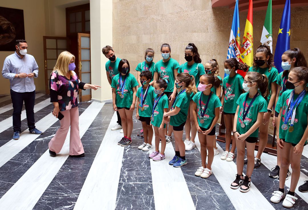 Recepeción en el Ayuntamiento del Club de Gimnasia Recepeción en el Ayuntamiento del Club de Gimnasia