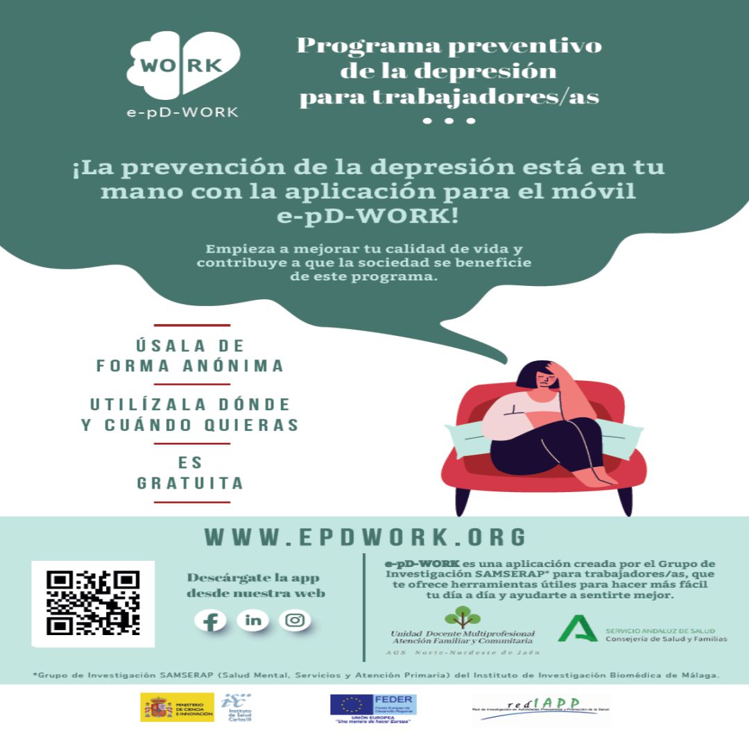 Cartel del programa preventivo de la depresión para trabajadores. Cartel del programa preventivo de la depresión para trabajadores.