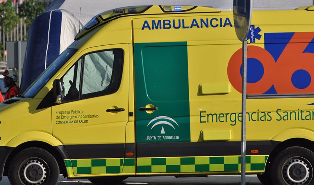 Una ambulancia del 061 Una ambulancia del 061