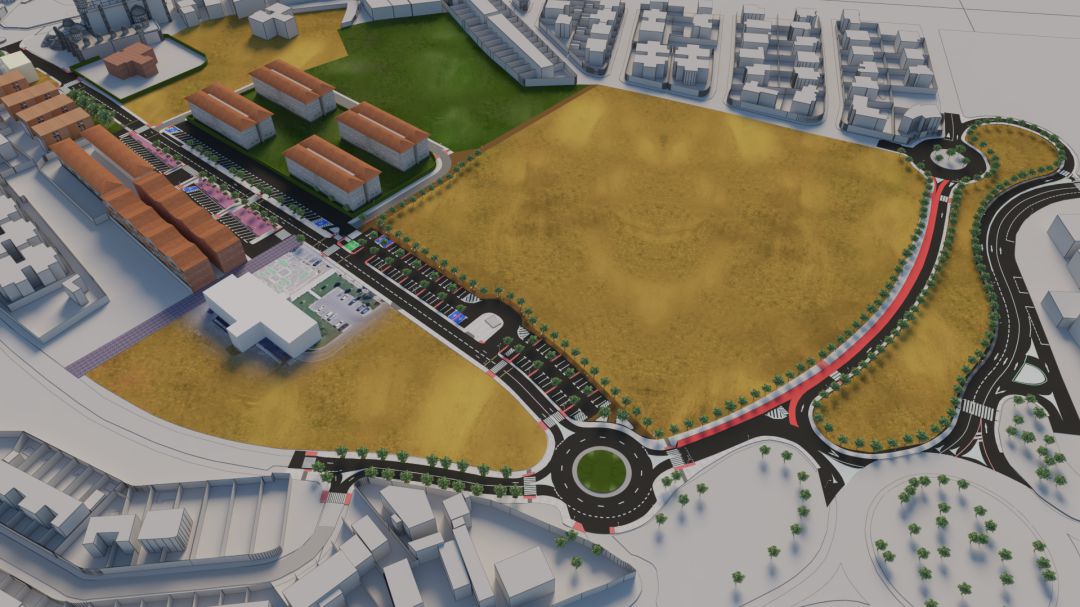 Plano del proyecto del Plan de Movilidad de la zona Sur del municipio. Plano del proyecto del Plan de Movilidad de la zona Sur del municipio.