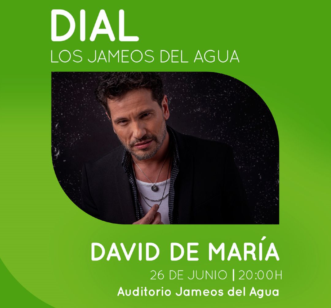 David DeMaría en concierto este 26 de junio en Lanzarote. David DeMaría en concierto este 26 de junio en Lanzarote.
