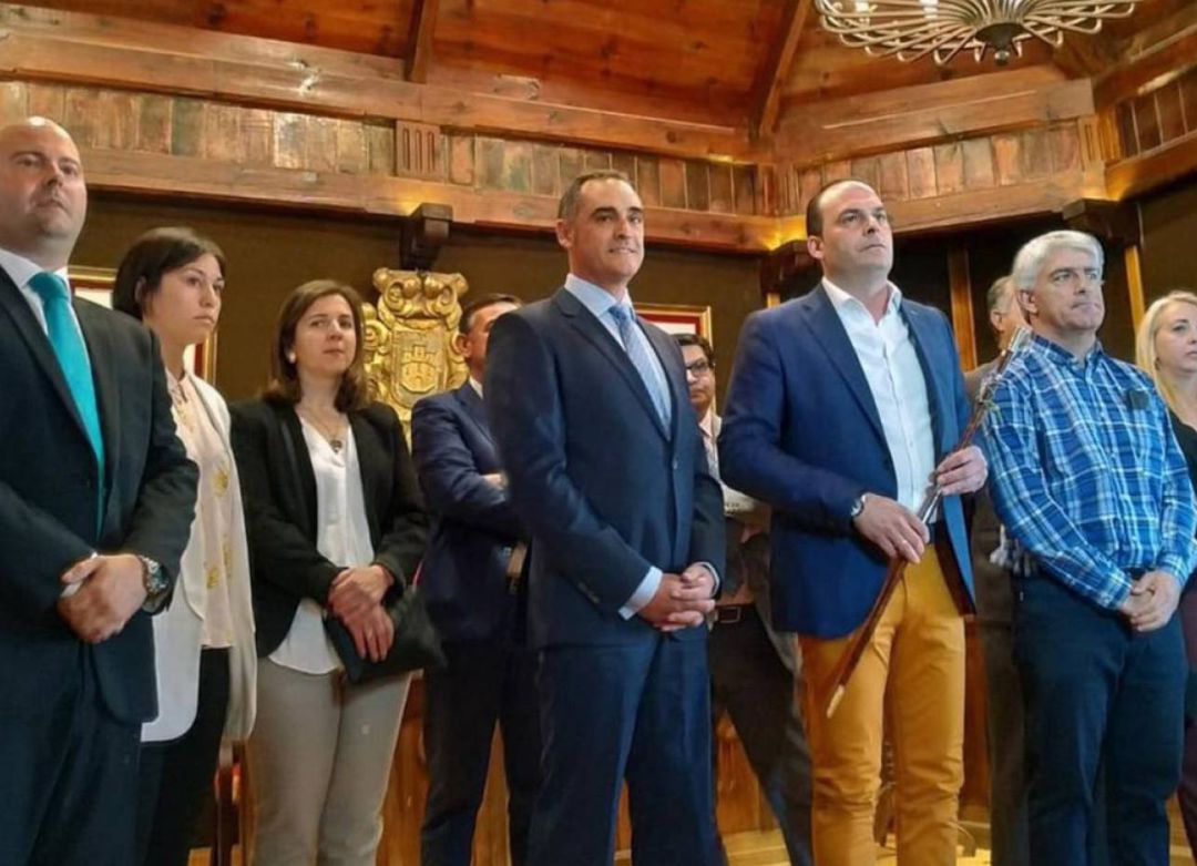 Corporación municipal de El Burgo de Osma, en junio. Corporación municipal de El Burgo de Osma, en junio.