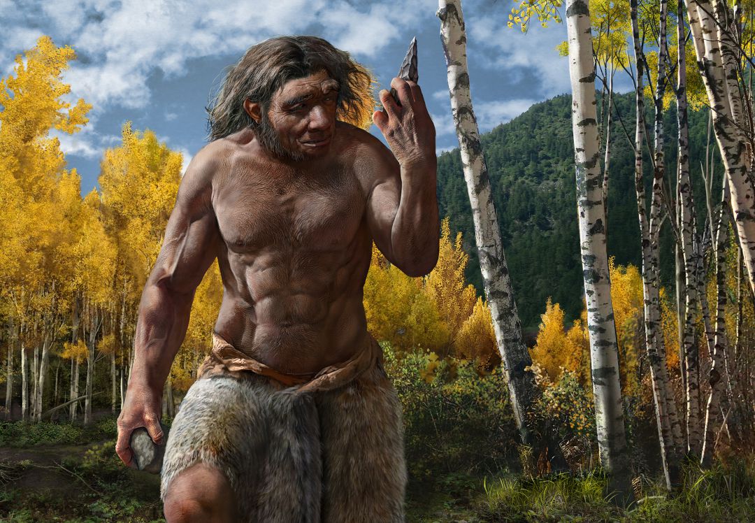 Esta imagen muestra una reconstrucción artística del Hombre Dragón en su hábitat natural. Esta imagen muestra una reconstrucción artística del Hombre Dragón en su hábitat natural.