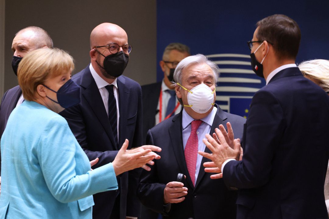 Líderes de la UE durante la cumbre celebrada en Bruselas. Líderes de la UE durante la cumbre celebrada en Bruselas.