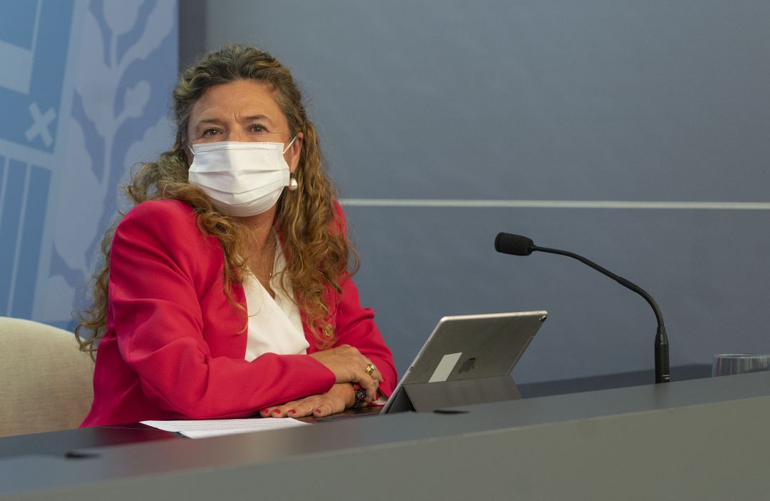 La consejera de Salud, Gotzone Sagardui La consejera de Salud, Gotzone Sagardui