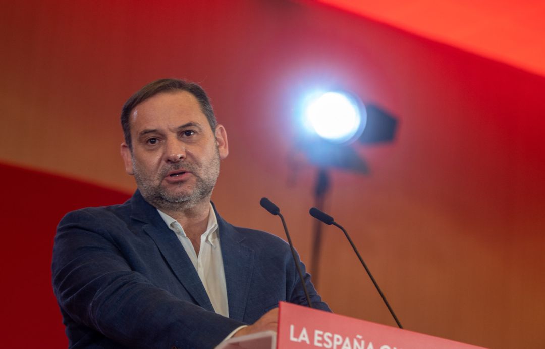 El secretario de Organización del PSOE y ministro de Transporte, Movilidad y Agenda Urbana, José Luis Ábalos, interviene en un acto El secretario de Organización del PSOE y ministro de Transporte, Movilidad y Agenda Urbana, José Luis Ábalos, interviene en un acto