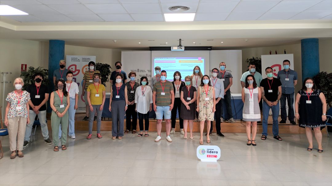 Foto de grupo de los profesionales del Gobierno de Navarra que integran Agoralan Foto de grupo de los profesionales del Gobierno de Navarra que integran Agoralan