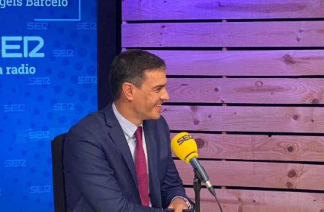 El presidente del Gobierno, durante su entrevista en Hoy por Hoy El presidente del Gobierno, durante su entrevista en Hoy por Hoy