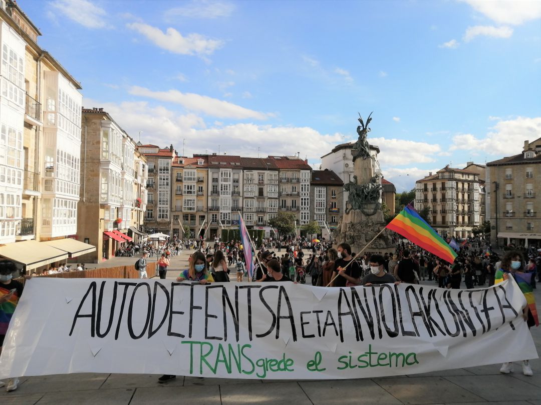Manifestación en la Virgen Blanca Manifestación en la Virgen Blanca