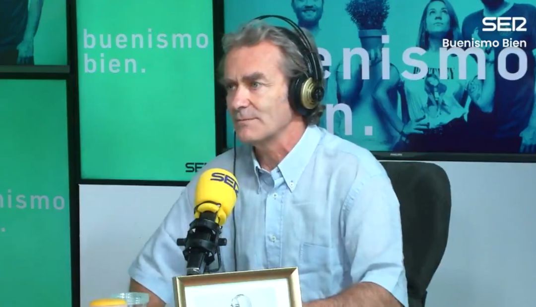 Fernando Simón en su entrevista para Buenismo Bien. Fernando Simón en su entrevista para Buenismo Bien.