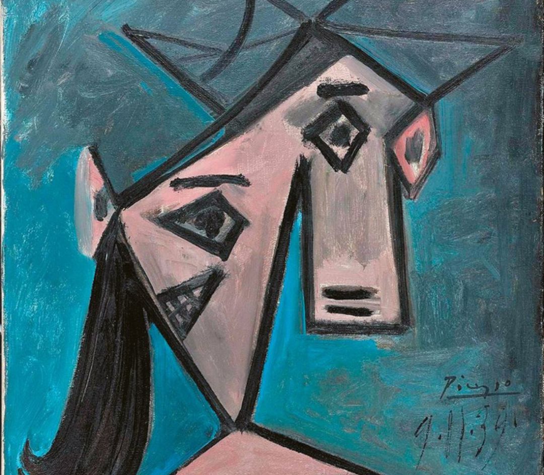 El cuadro 'Cabeza de mujer' del pintor malagueño Pablo Picasso El cuadro 'Cabeza de mujer' del pintor malagueño Pablo Picasso