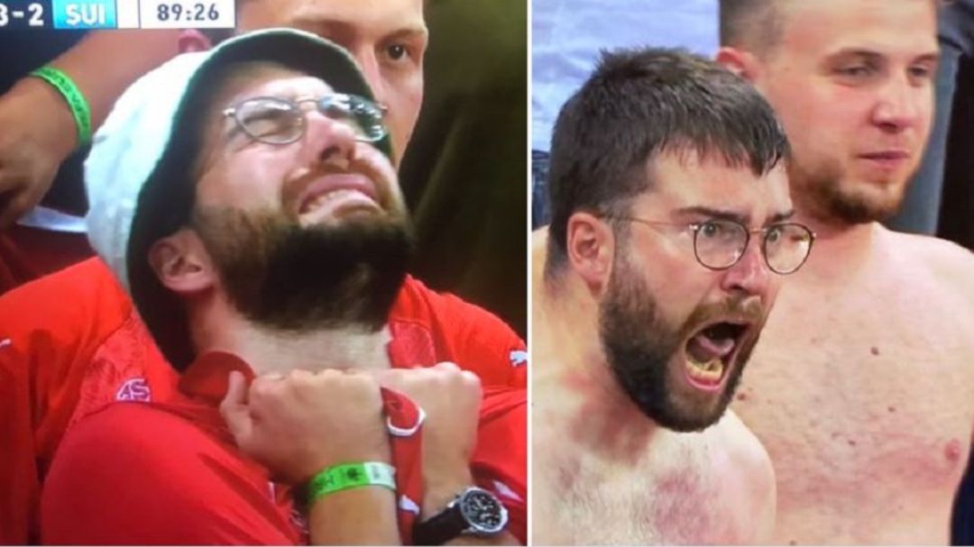 El hincha suizo que se ha hecho viral en las redes El hincha suizo que se ha hecho viral en las redes