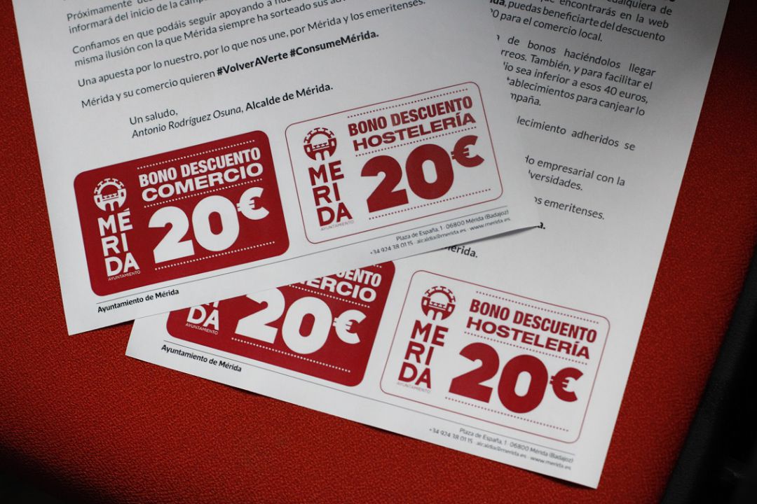 Bonos al consumo del Ayuntamiento de Mérida Bonos al consumo del Ayuntamiento de Mérida