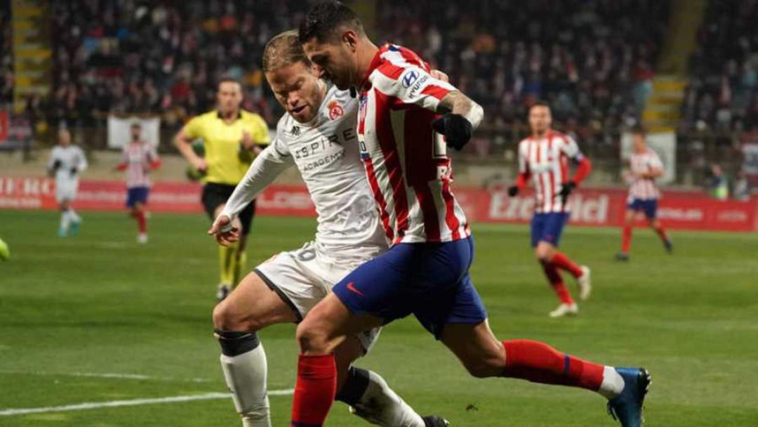 El duelo copero contra el Atlético de Madrid es uno de los grandes recuerdos de Aitor en León El duelo copero contra el Atlético de Madrid es uno de los grandes recuerdos de Aitor en León