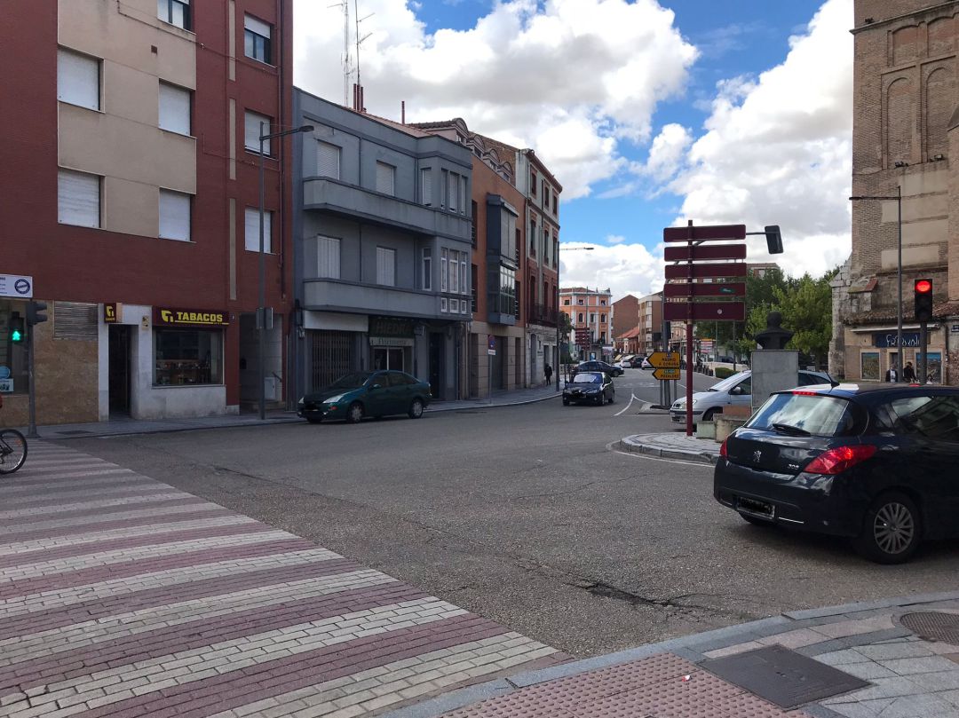 La confluencia de la calle Valladolid y Claudio Moyano es el punto de tráfico más conflictivo La confluencia de la calle Valladolid y Claudio Moyano es el punto de tráfico más conflictivo