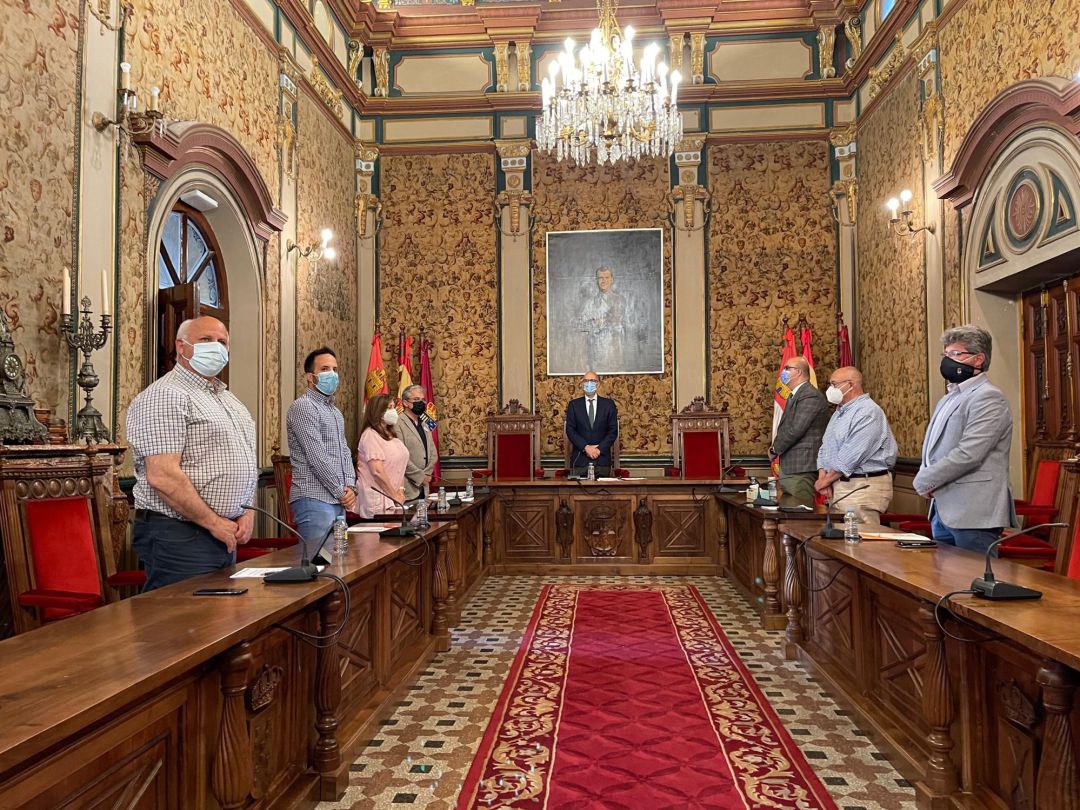 Minuto de silencio en la Diputación de Salamanca Minuto de silencio en la Diputación de Salamanca