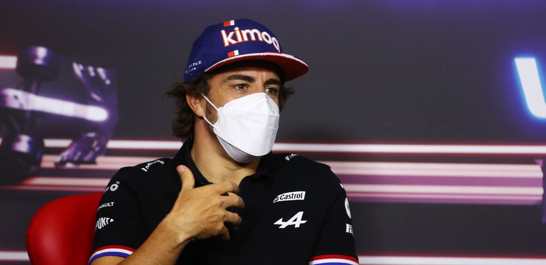Fernando Alonso, durante la rueda de prensa previa al Gran Premio de Fórmula 1 de este próximo fin de semana Fernando Alonso, durante la rueda de prensa previa al Gran Premio de Fórmula 1 de este próximo fin de semana