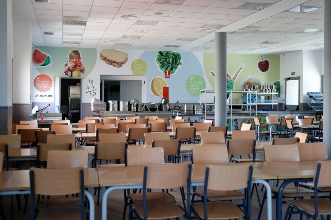 Archivo - Comedor del Colegio Nobelis de Valdemoro. Archivo - Comedor del Colegio Nobelis de Valdemoro.