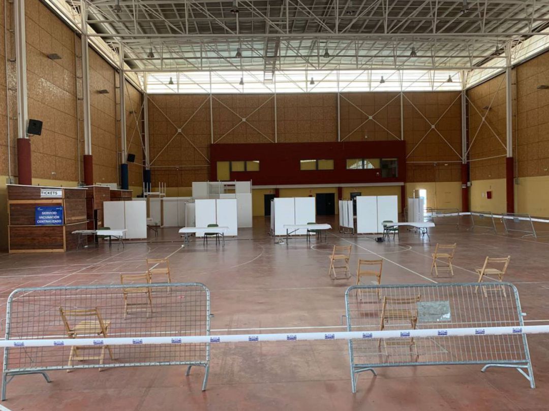 Pabellón Ferial de Villarrobledo para vacunación masiva Pabellón Ferial de Villarrobledo para vacunación masiva