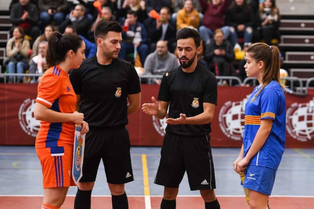 Samuel Gabaldón en el sorteo de un partido de selecciones autonómicas Samuel Gabaldón en el sorteo de un partido de selecciones autonómicas