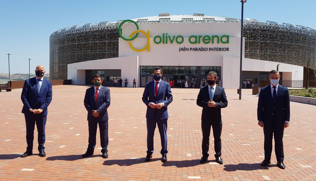Inauguración institucional del "Olivo Arena". Inauguración institucional del "Olivo Arena".