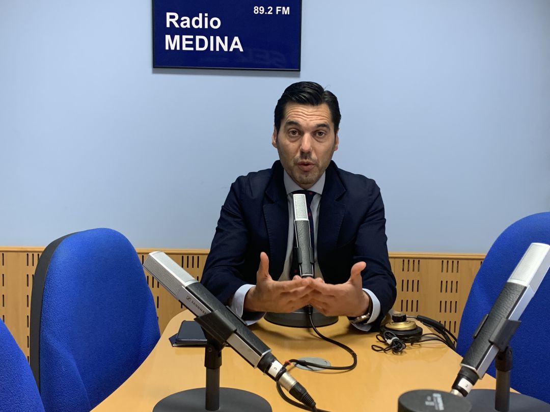 El portavoz del equipo de Gobierno, Luis Carlos Salcedo, explica la ampliación de suelo industrial El portavoz del equipo de Gobierno, Luis Carlos Salcedo, explica la ampliación de suelo industrial