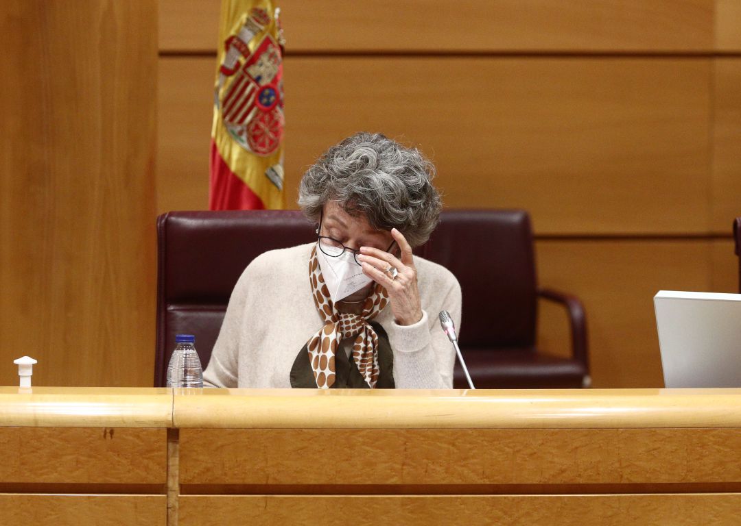 Imagen de archivo de Rosa María Mateo en el Senado Imagen de archivo de Rosa María Mateo en el Senado