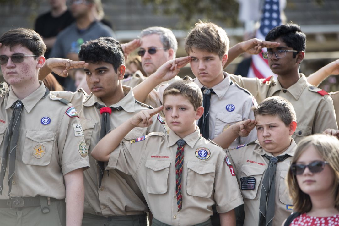Imagen de archivo de los Boy Scout of America Imagen de archivo de los Boy Scout of America