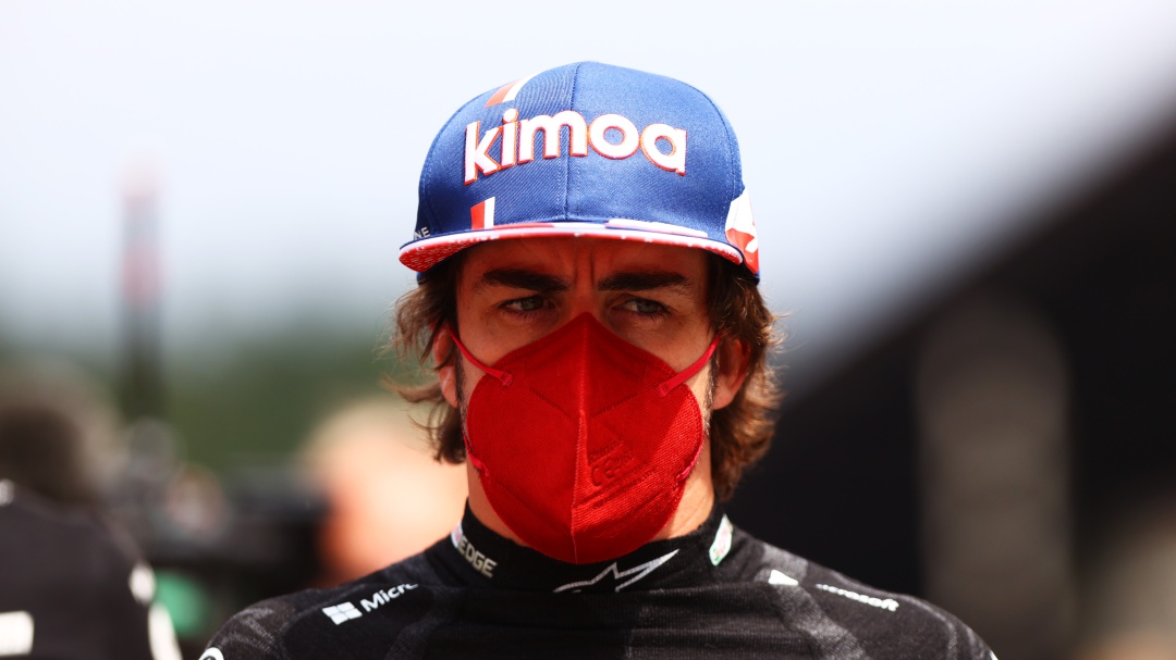 Fernando Alonso al finalizar el Gran Premio de Austria Fernando Alonso al finalizar el Gran Premio de Austria